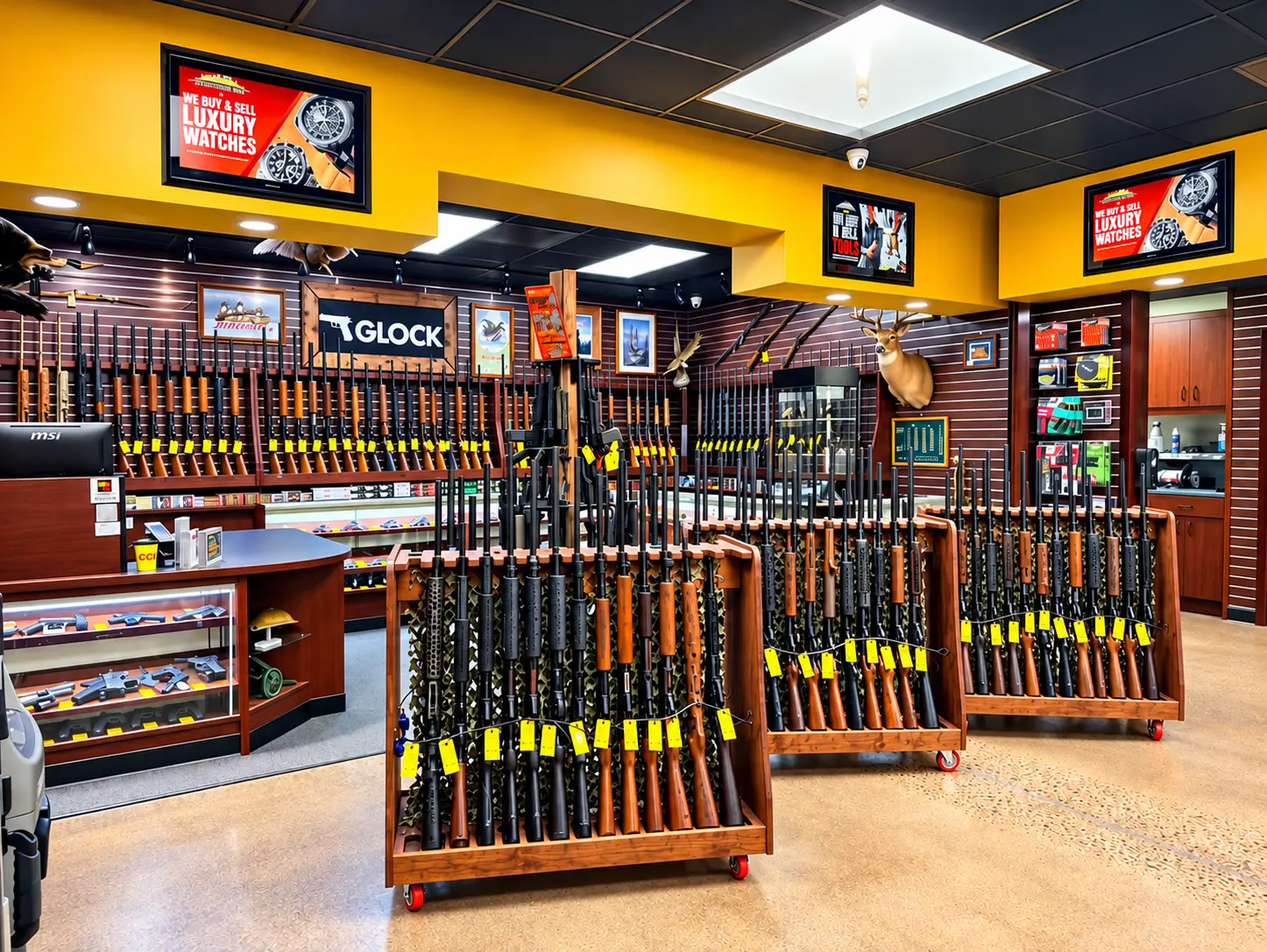 Gun Shop Showroom at Twin Cities Gun & Pawn