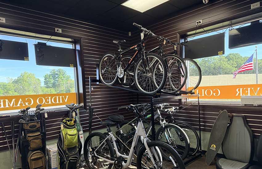 Bikes and sporting goods at Twin Cities Gun & Pawn