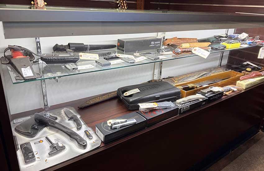 Knives and collectibles at Twin Cities Gun & Pawn